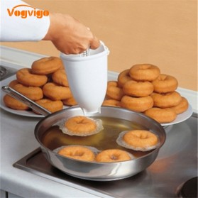 VOGVIGO Alat Pembuat Adonan Donat DIY Drop Donut Maker Tool - JJYE02 - White