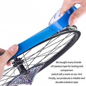 ZTTO Tape Tubeless Roda Sepeda MTB Road Bike Rim Strips Size 10m x 31mm - Blue - 2