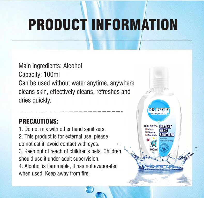 DR.Davey Instant Hand Sanitizer 