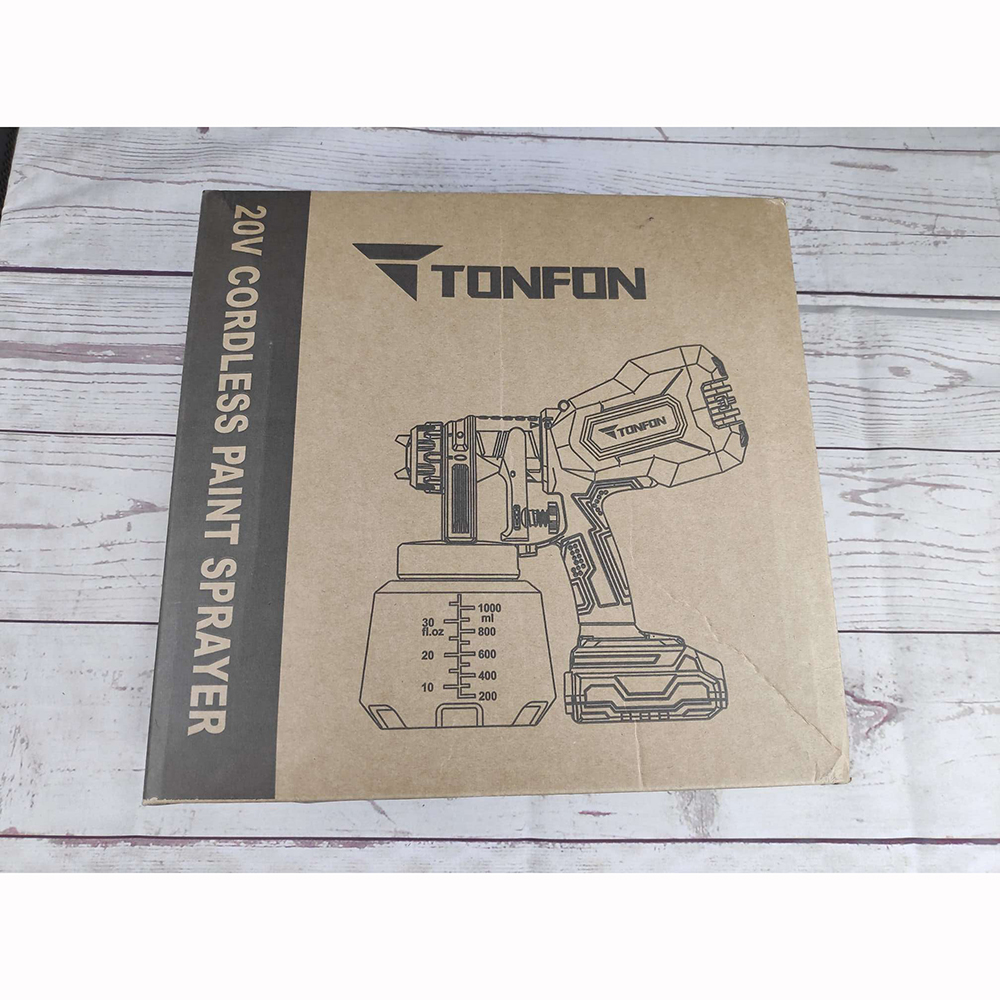 Gambar produk TONFON Pistol Semprot Cat Dinding Pestisida Electric Spray Gun Cordless 20V 1000ml - 1020002