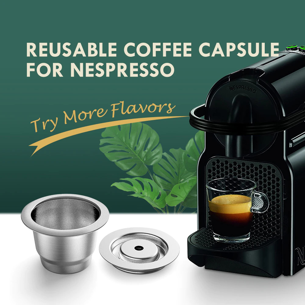 ICafilas Refillable Capsule Stainless 
