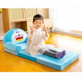 ExcellentBaby Kursi Sofa Anak Baby Kids Toddler Foldable Bed 3 Layer - L2019 - Blue - 3