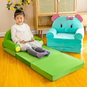 ExcellentBaby Kursi Sofa Anak Baby Kids Toddler Foldable Bed 3 Layer - L2019 - Blue - 4