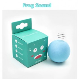 Pet Gravity Mainan Kucing Bentuk Bola Aroma Catnip Cat Ball with Frog Sound - ECT183 - Green