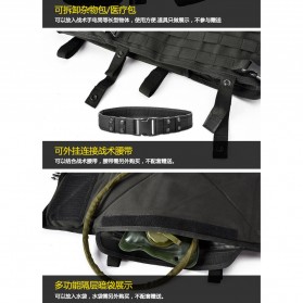 JPC Rompi Pelindung Airsoft Gun CS Tactical Vest Combat With Velcro Pocket - G030109 - Black - 8