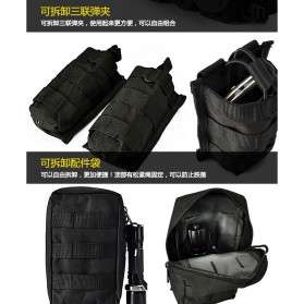 JPC Rompi Pelindung Airsoft Gun CS Tactical Vest Combat With Velcro Pocket - G030109 - Black - 10