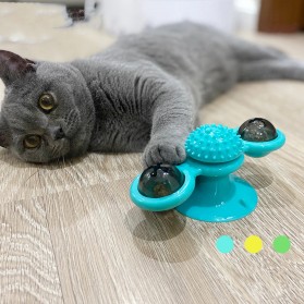 SUPREPET Mainan Kucing Cat Windmill Toy Catnip Ball Teeth - SR9 - Tosca - 1
