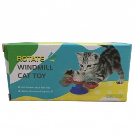 SUPREPET Mainan Kucing Cat Windmill Toy Catnip Ball Teeth - SR9 - Tosca - 7