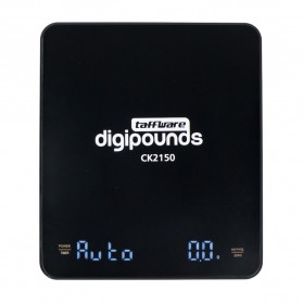 Taffware Digipounds Timbangan Dapur Kopi Digital Kitchen Scale 3kg Akurasi 0.1g dengan Timer - CK2150 - Black