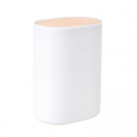 GOUPTOP Tempat Tusuk Gigi Toothpick Cotton Swabs Dental Floss Box Storage - AGP371 - White