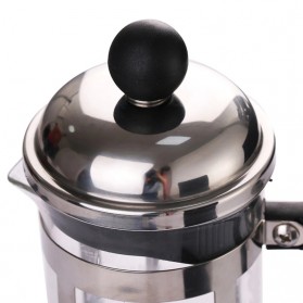 YOMDID French Press Manual Coffee Maker Pot 350ml - KG23KAA - Black - 5