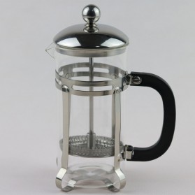 WOLLTOLL French Press Manual Coffee Maker Pot 350ml - WTL16 - Black - 2