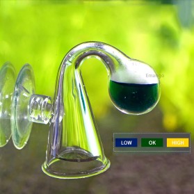 SEVEN MASTER Aquarium CO2 Diffuse Glass Drop Checker Monitor - JM012 - Transparent