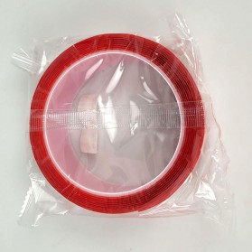 XY Selotip Double Sided Tape Transparent Acrylic 3m x 30mm - HL87895 - Red - 6