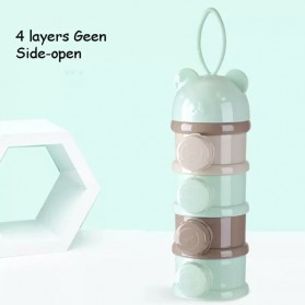 JOKEJOLLY Kotak Makanan Bayi Portable Baby Food Storage 4 Layer - MY21Z - Green