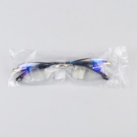AHORA Kacamata Baca Rabun Dekat Frameless Anti Blue Light Reading Glasses +3.5 -  641 - Black Gold - 8