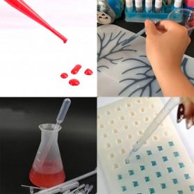 AGCFABS Pipet Penetes Disposable Dropper Craft Jewerly Making 1 ml 20 PCS - AC0955 - Transparent - 7