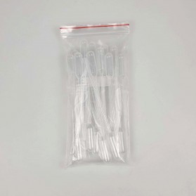 AGCFABS Pipet Penetes Disposable Dropper Craft Jewerly Making 1 ml 20 PCS - AC0955 - Transparent - 8