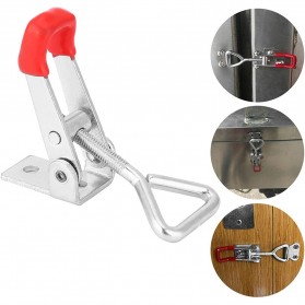 HELTC Penjepit Kayu Heavy Duty Quick Release Clamp Adjustable Push Pull Toggle - GH-4001 - Silver