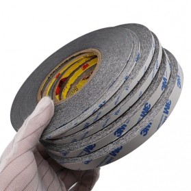 Nuopeylo Lakban Double Side Strong Sticky Glue Tape 5mm 50 meter - ZNK945 - Gray