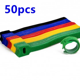 Yoss Velcro Strap Cable Management 12 x 150 mm 50 PCS - Ys50 - Multi-Color
