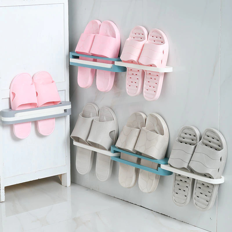 Gambar produk CSV Rak Organizer Sandal Tempel Dinding Minimalis Slippers Shelf Holder - PWS3Q4