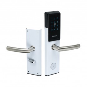 CYPATLIC Gagang Pintu Elektrik Password Bluetooth Key Card Door Right Pull - JCBL600 - Silver