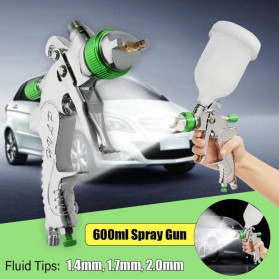 QAGO HVLP Professional Spray Gun Nozzle Airbrush 1.4/1.7/2.0mm - G2008 - Green