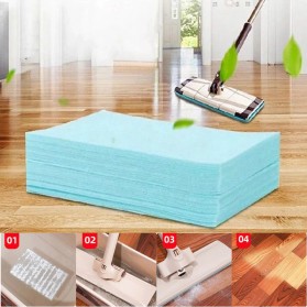 Lantian Pembersih Lantai Kayu Wood Floor Laminate Porcelain Tiles Cleaner 30 PCS - HSD11 - Blue