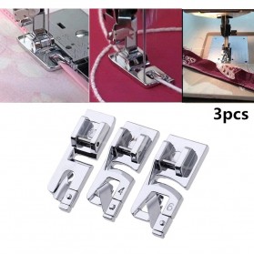 OZXHIXU Sepatu Mesin Jahit Set Hem Presser Foot 3 PCS - CYJ-33