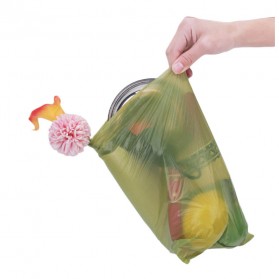 Sudui Plastik Kotoran Binatang Anjing Kucing Poop Bags Biodegradable 8 PCS - SU115 - Green