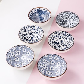 Yurang Mangkuk Keramik Bowl Japanese Style 6 PCS - TY-747 - White