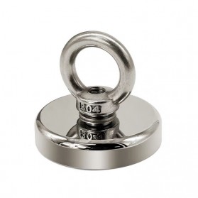 LIXIU Magnet Gantungan Round Hook Strong Neodymium 20mm - D20 - Silver