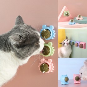 Contail Mainan Cakaran Kucing Bola Aroma Catnip Cat Scratcher Ball - LV-95 - Blue