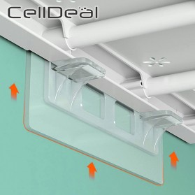 CellDeal Holder Bracket Siku Penyangga Papan Rak Ambalan Shelf Support Pegs 6 PCS - CD010 - Transparent
