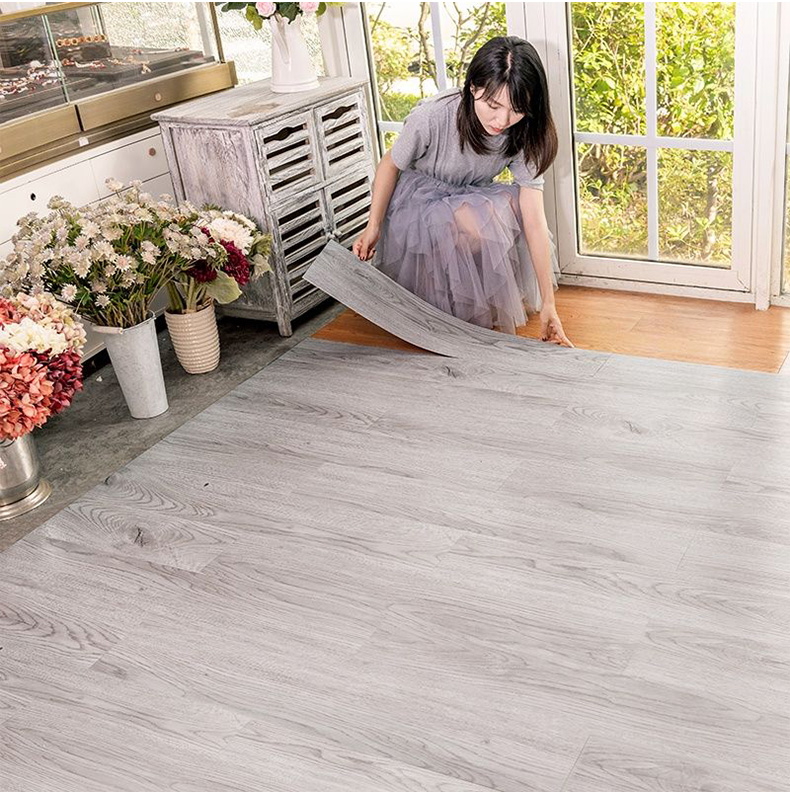 Gambar produk Stiker Lantai Motif Kayu Wood Grain Floor Self Adhesive 152x915mm - MW-010