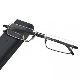 Kacamata Pria - AHORA Kacamata Baca Rabun Dekat Anti Blue Light Reading Glasses +2.5 - A642 - Black