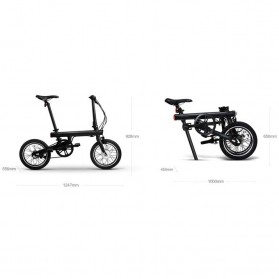 Xiaomi QiCycle Sepeda Elektrik Lipat Smart Bicycle (Tanpa Baterai) - Black - 6