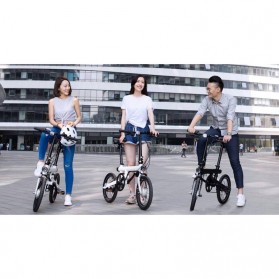 Xiaomi QiCycle Sepeda Elektrik Lipat Smart Bicycle (Tanpa Baterai) - Black - 9