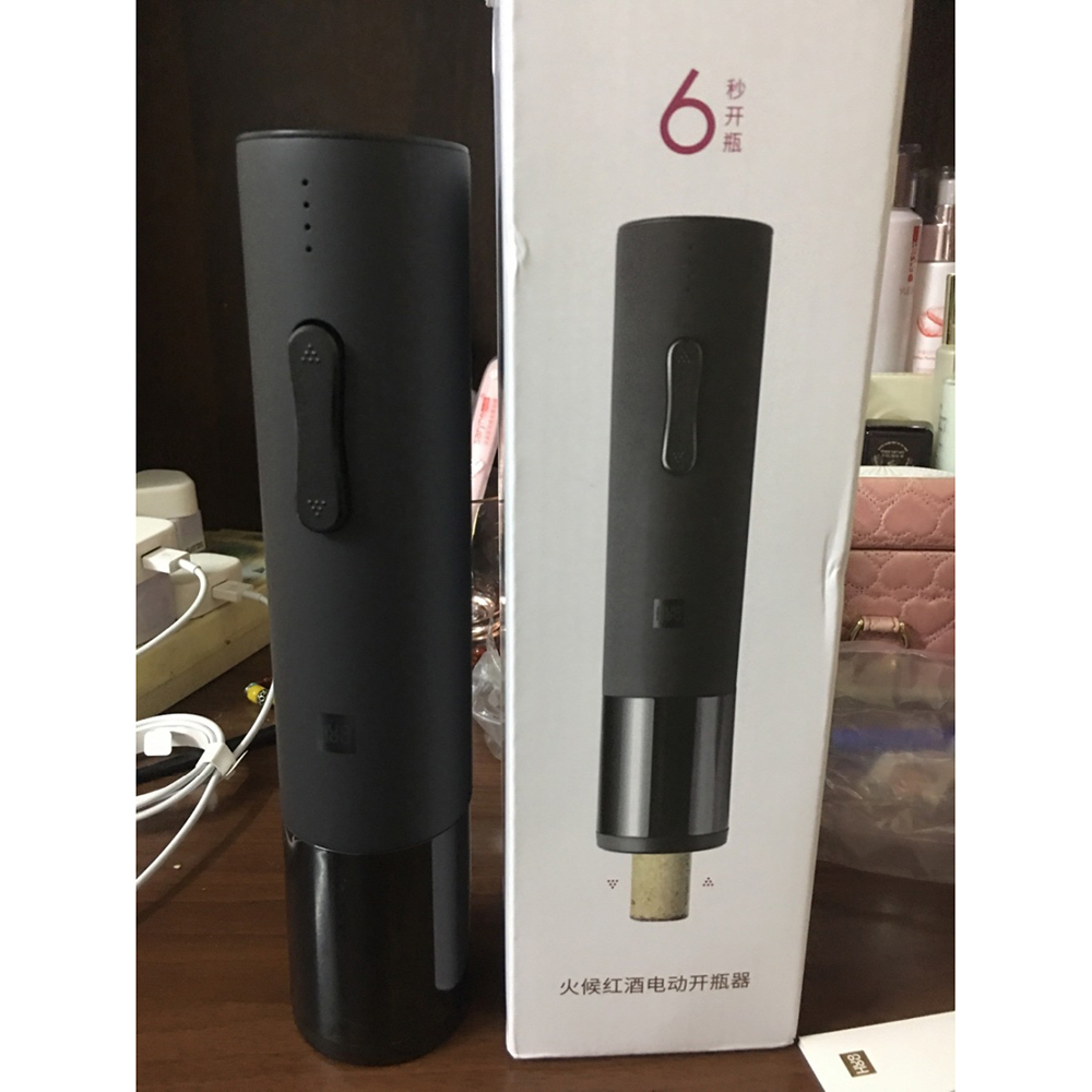 Huohou Automatic Wine Bottle Opener Pembuka Botol HU0027 Black