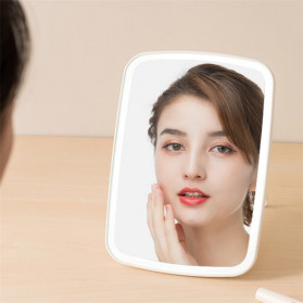 Jordan&Judy Cermin Make Up Mirror LED Light Rechargeable - NV026 - White - 2