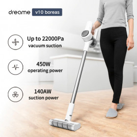 Dreame Penyedot Debu Handheld Wireless Vacuum Cleaner - V10 - White