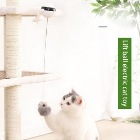 Elite Mainan Kucing Automatic Pet Lifting Toys Cat Ball - LJQ0046 - Gray