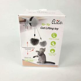 Elite Mainan Kucing Automatic Pet Lifting Toys Cat Ball - LJQ0046 - Gray - 10