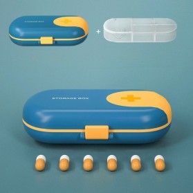 Xiaomi Accept Kotak Obat Travel Medicine Tablet Pill Box - ACE01 - Blue