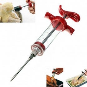 Delidge Injektor Bumbu Marinade Daging BBQ - HC117 - Red