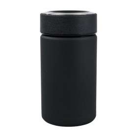 One Two Cups Botol Minum Thermos Mini Stainless Steel 400ML - K623 - Black