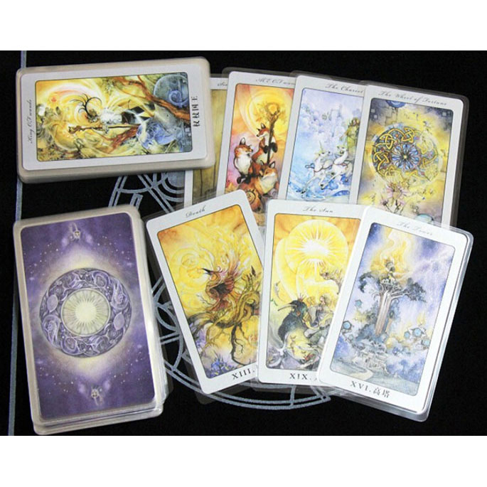 Kartu Tarot Flower Shadow Divination - Multi-Color ...