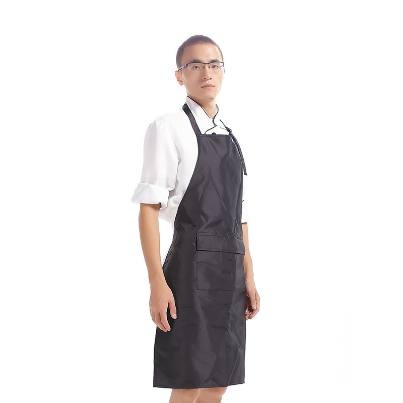  Celemek Koki Masak Work Apron Black JakartaNotebook com