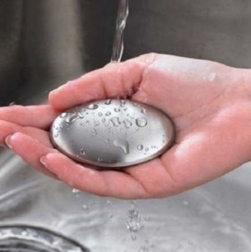 Steel Soap Sabun Cuci Tangan Stainless - HW071 - Silver
